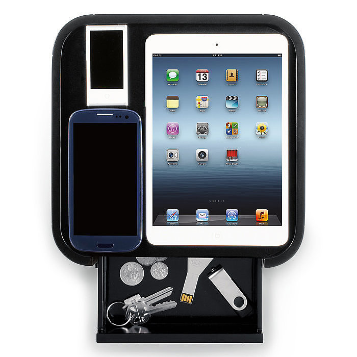 It's hard to keep track of all those gadgets, and if he's always misplacing them, this charging valet ($50) is a handy way to keep devices powered and organized.
It's hard to keep track of all those gadgets, and if he's always misplacing them, this charging valet ($50) is a handy way to keep devices powered and organized.