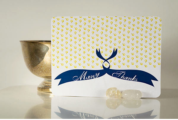 Flower Pattern Thank You Card Flower Pattern Thank You Card