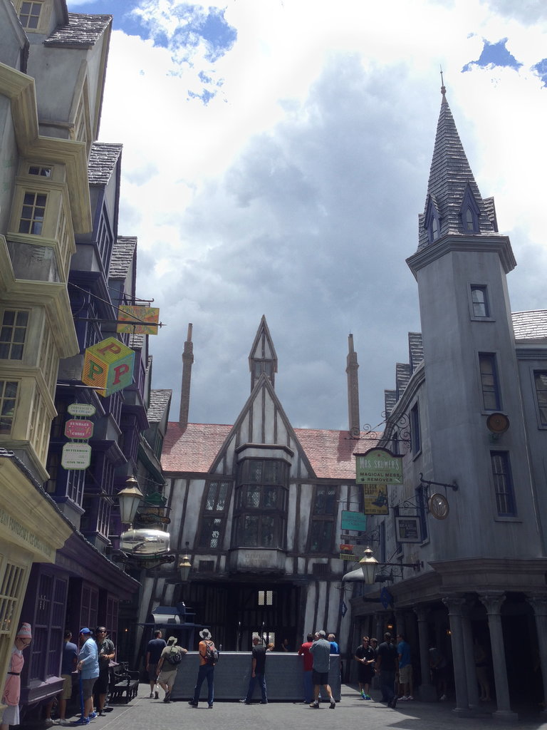 Check out a section of Diagon Alley.
Check out a section of Diagon Alley.