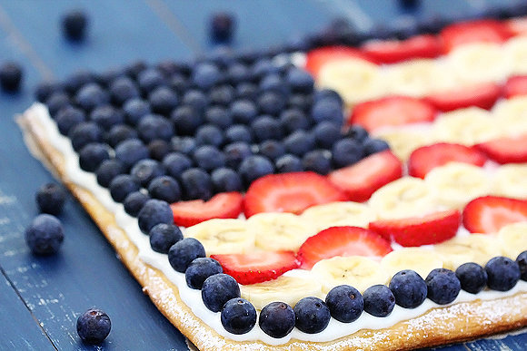 Fruity Flag Pizza Fruity Flag Pizza