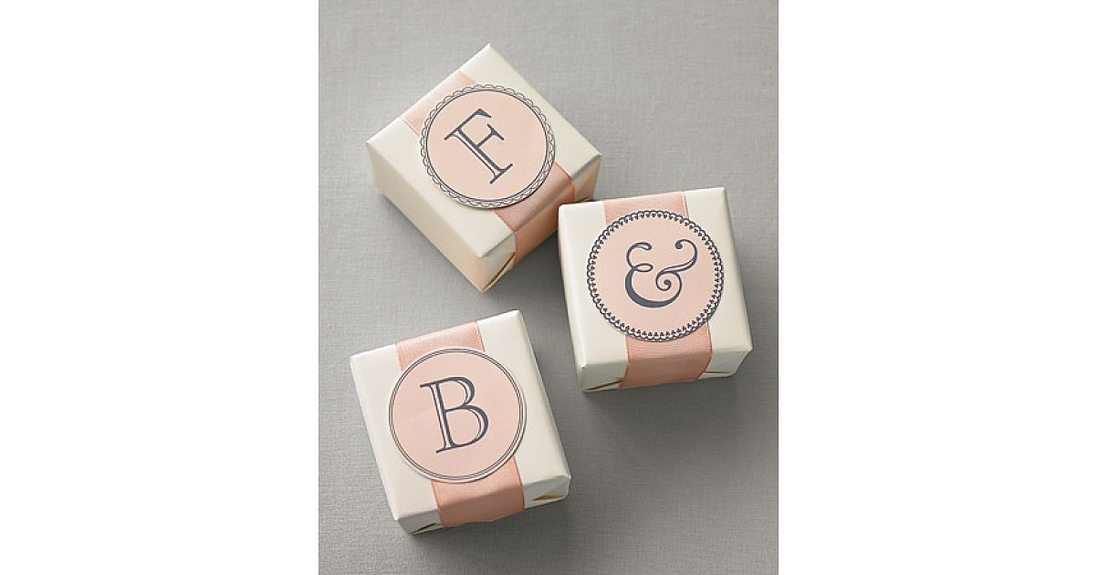 Monogram Labels | 59 Beautiful Wedding Favor Printables to Download For Free! | POPSUGAR Smart ...