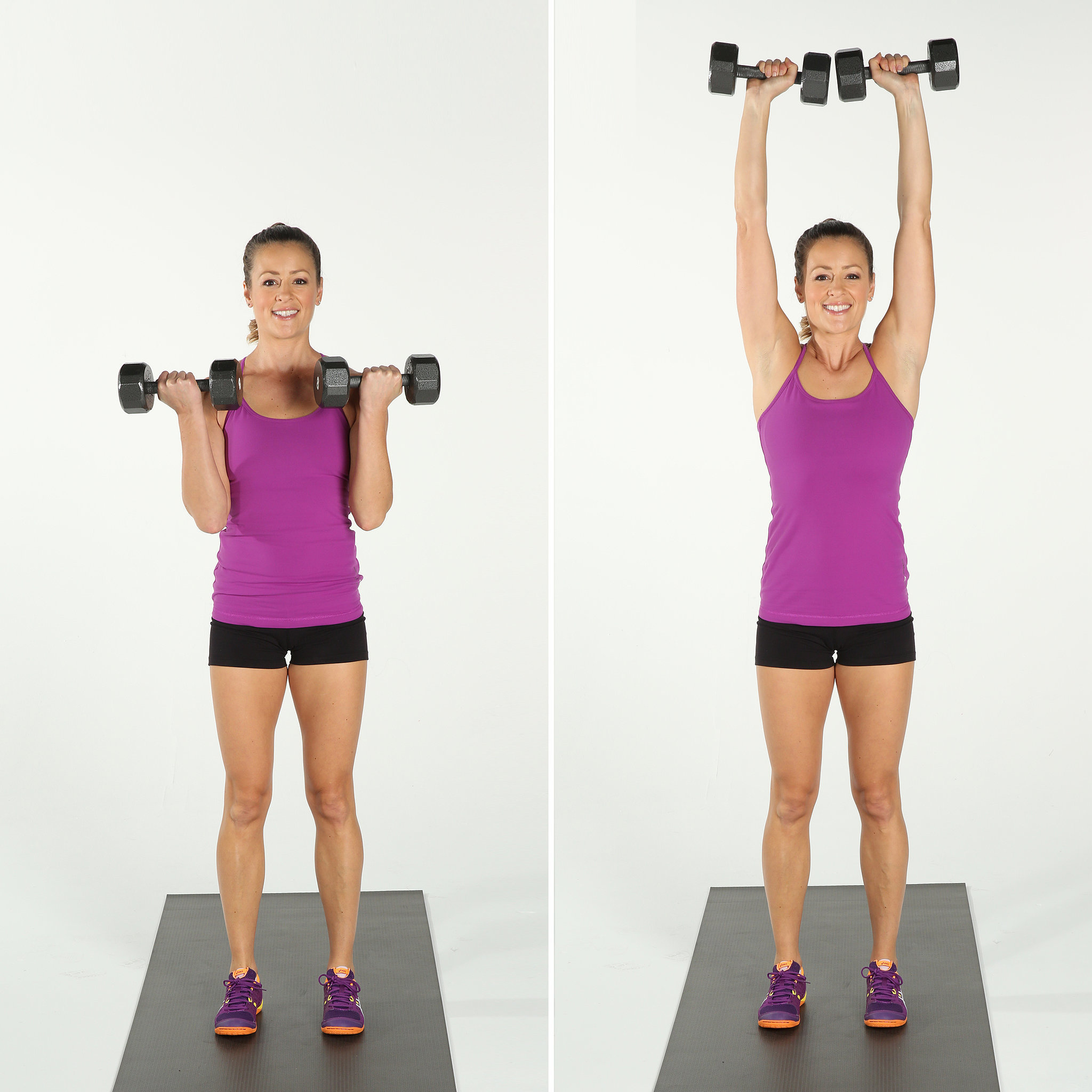 Bicep Curl And Overhead Press 12 Dumbbell Exercises For Strong Bicep Curl And Overhead Press 12 Dumbbell Exercises For Strong