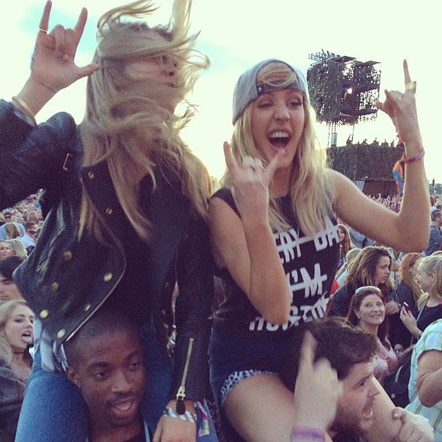 Cara Delevingne and Ellie Goulding rocked out together.
Source: Instagram user caradelevingne
Cara Delevingne and Ellie Goulding rocked out together.
Source: Instagram user caradelevingne