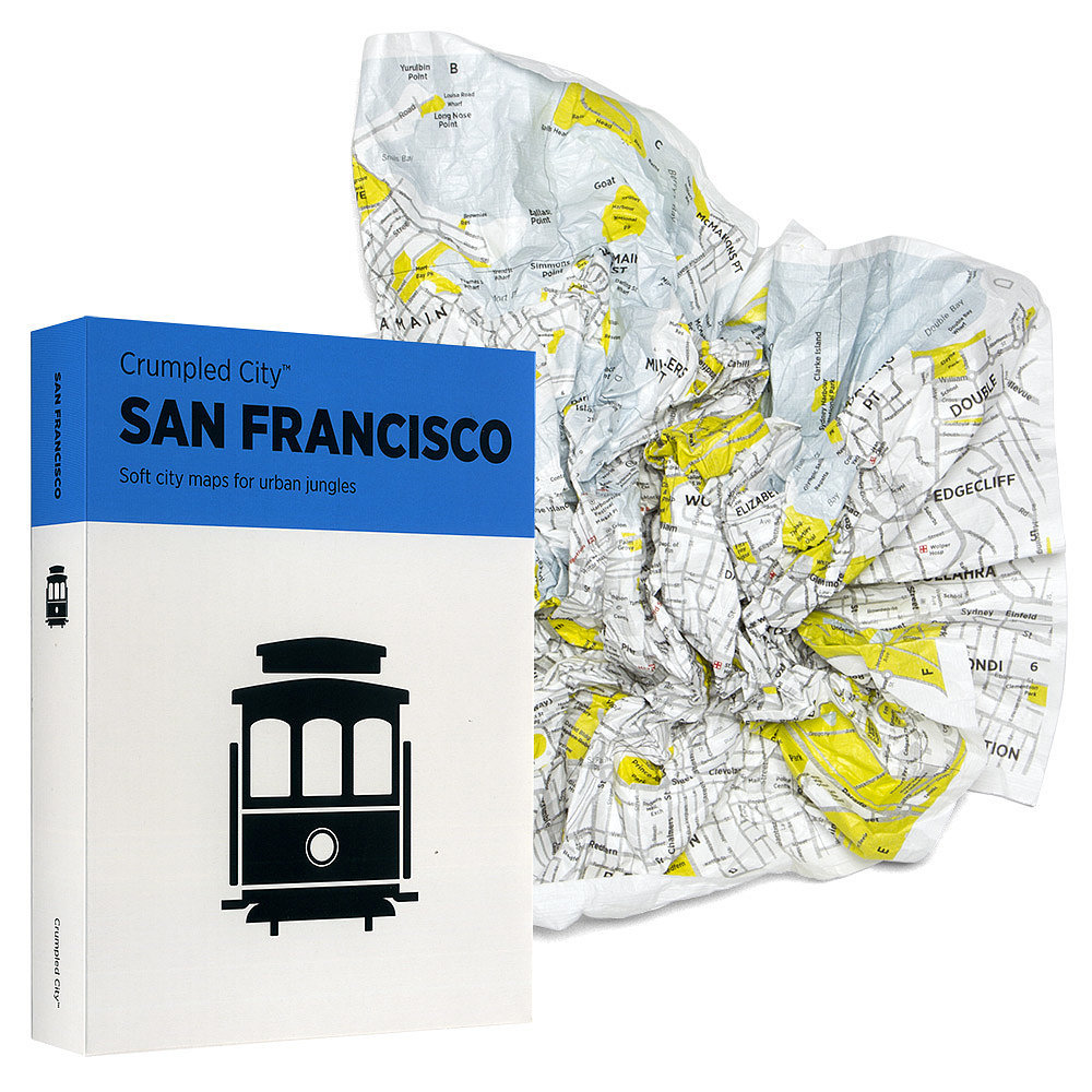 Crumpled City Map Crumpled City Map