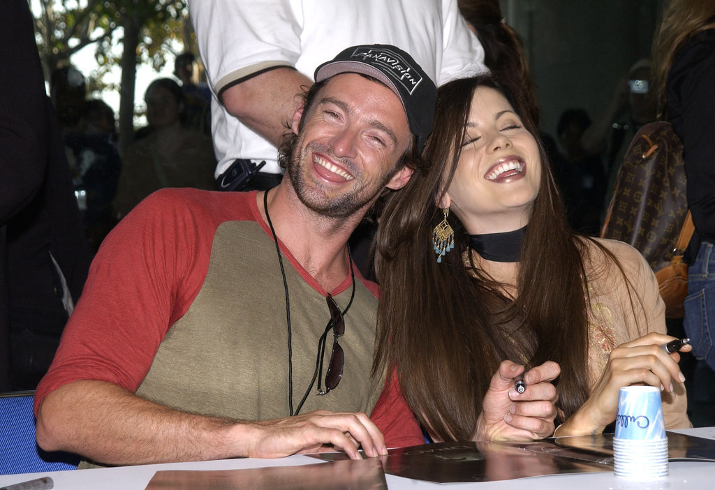 Hugh Jackman and Kate Beckinsale signed autographs together during the convention in 2003.
Hugh Jackman and Kate Beckinsale signed autographs together during the convention in 2003.