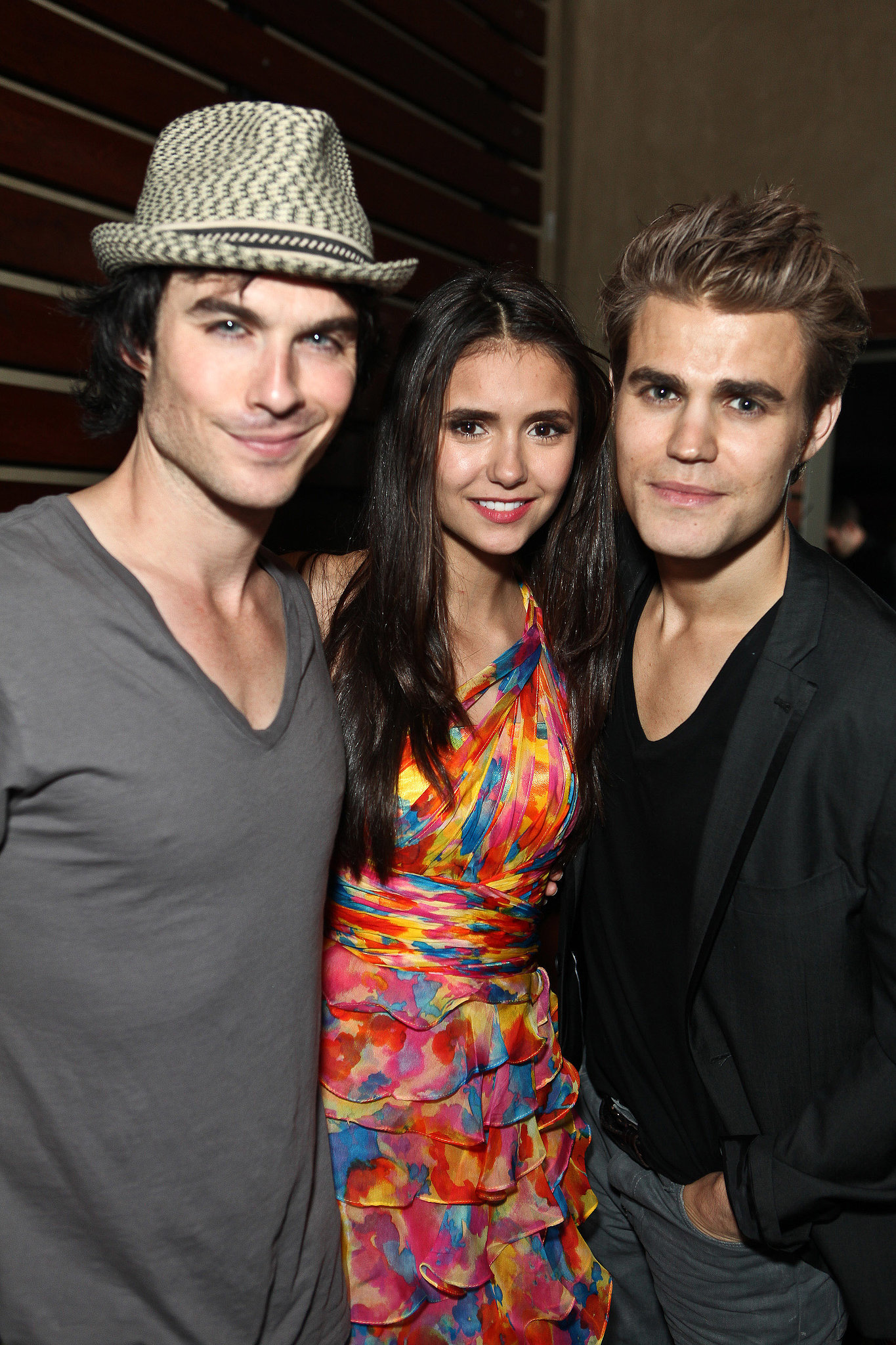 Vampire Diaries Stars Ian Somerhalder, Nina Dobrev, And Paul Wesley 