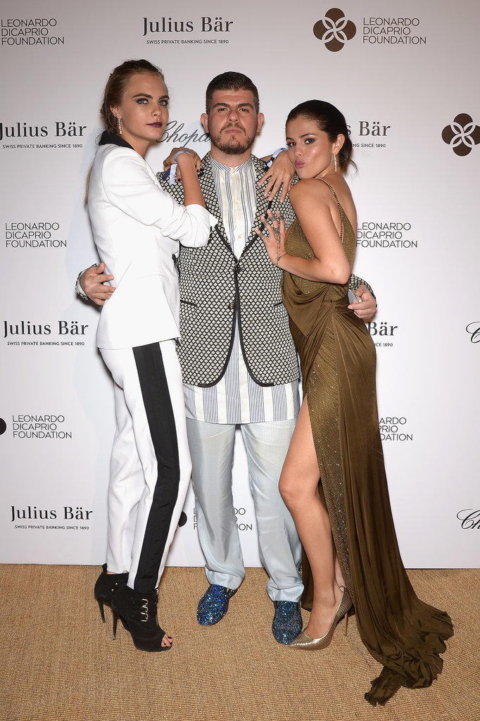 Cara Delevingne, Eli Mizrahi, and Selena Gomez Cara Delevingne, Eli Mizrahi, and Selena Gomez