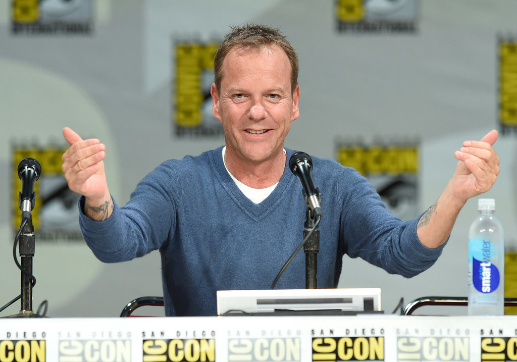Kiefer Sutherland got fans excited at the 24: Live Another Day panel on Thursday.
Kiefer Sutherland got fans excited at the 24: Live Another Day panel on Thursday.