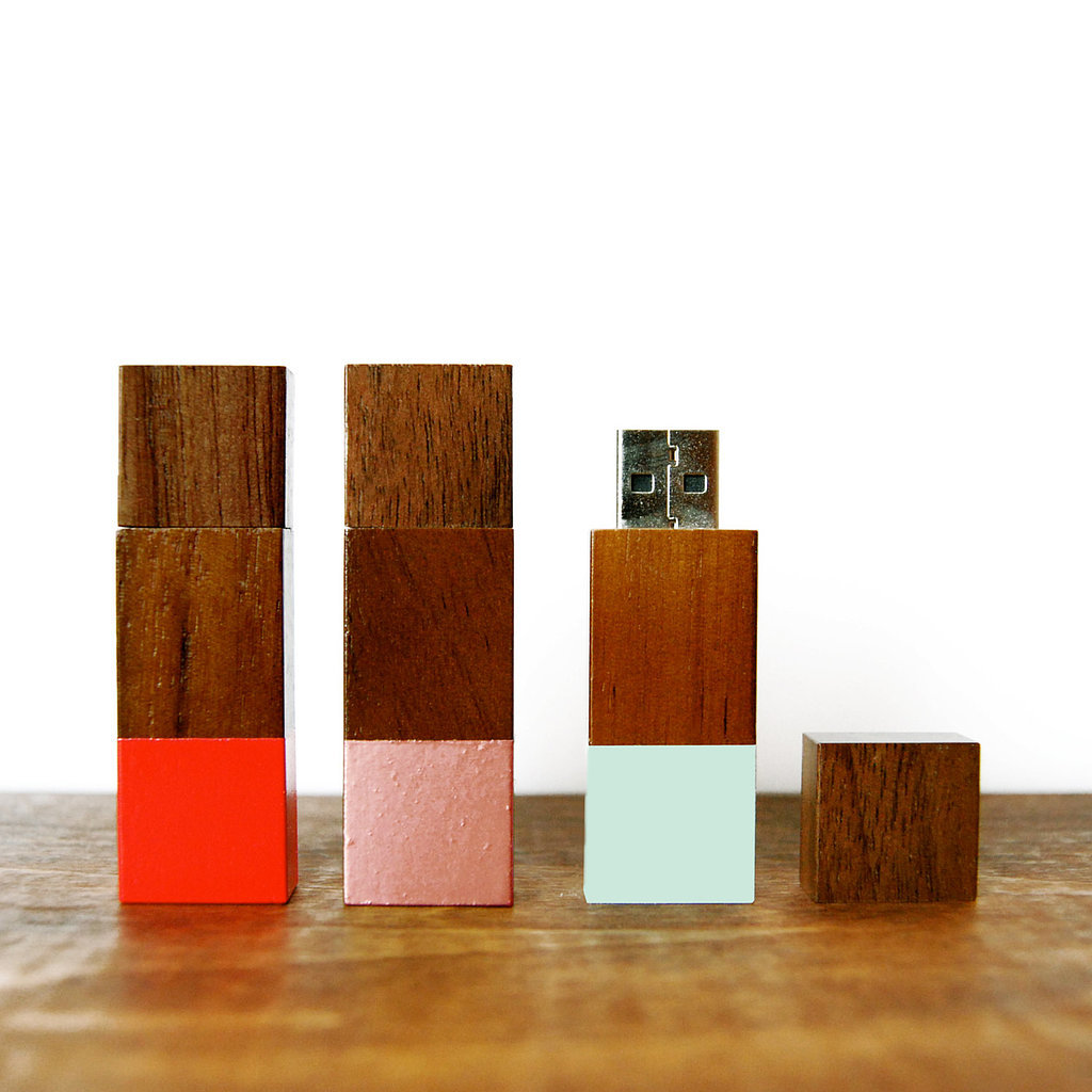Hand-Painted Wood Flash Drive Hand-Painted Wood Flash Drive