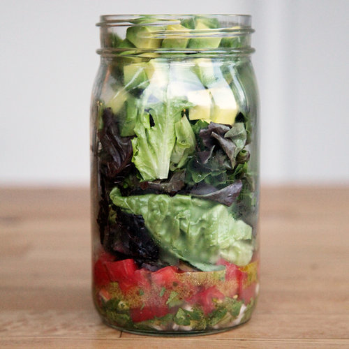 Guacamole Mason Jar Salad Guacamole Mason Jar Salad