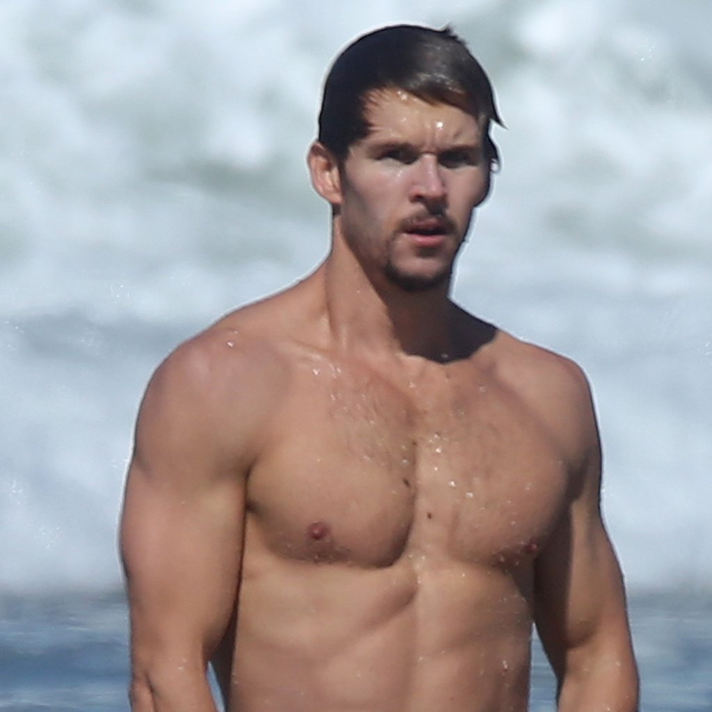 Ryan Kwanten Shirtless On The Beach In La Pictures Popsugar Celebrity