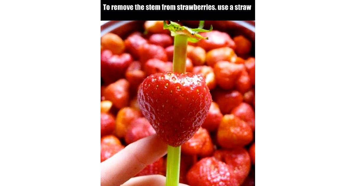 Strawberry Stem Removal 11 Food Hacks Every Parent Should Know