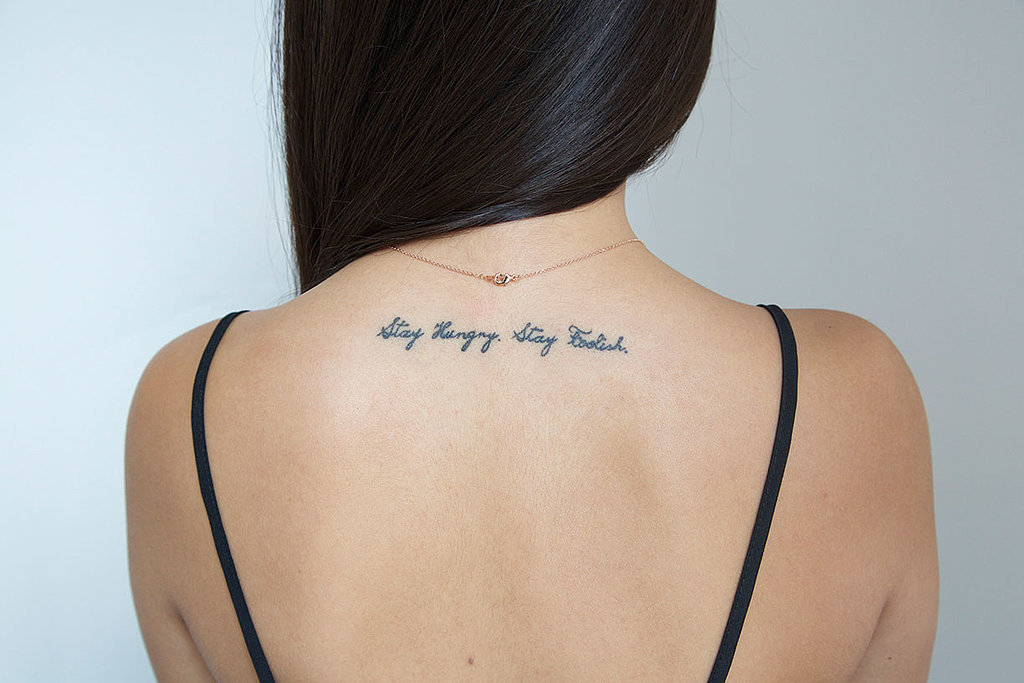 "Stay Hungry. Stay Foolish." "Stay Hungry. Stay Foolish."