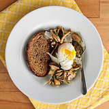 Sauteéd Mushrooms With Thyme and Poached Eggs Sauteéd Mushrooms With Thyme and Poached Eggs