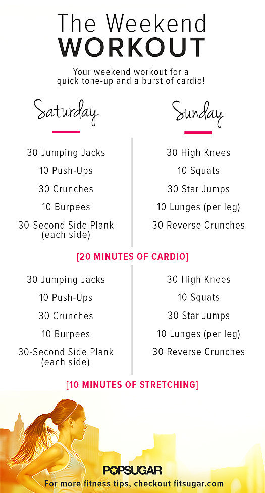 The Two-Part Weekend Workout The Two-Part Weekend Workout