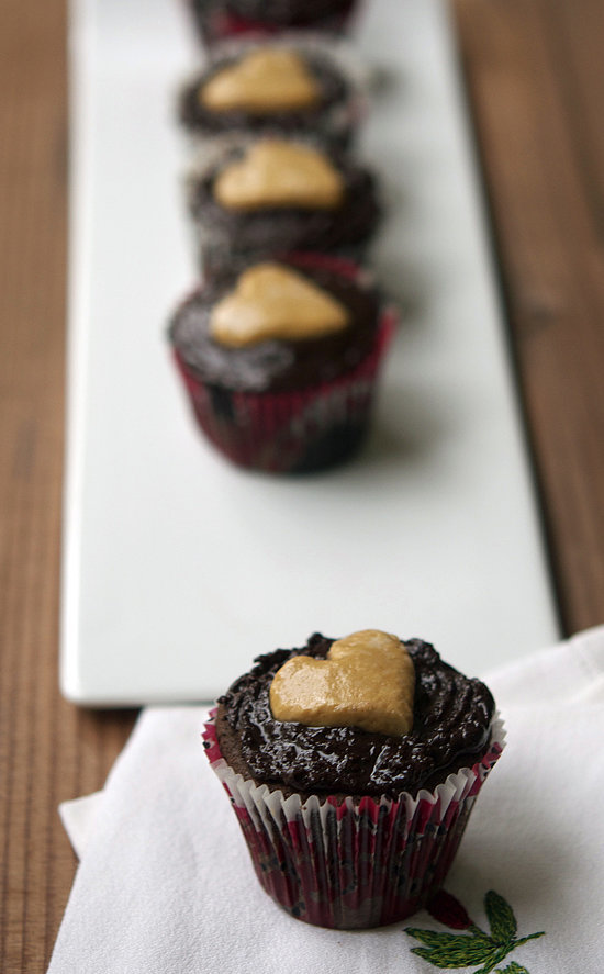 Double Chocolate Peanut Butter Cupcakes Double Chocolate Peanut Butter Cupcakes