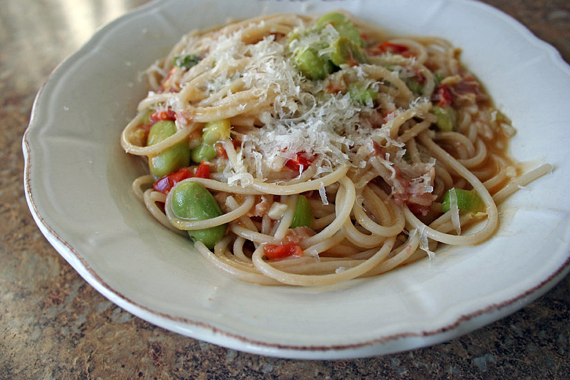 Pancetta and Fava Bean Pasta Pancetta and Fava Bean Pasta
