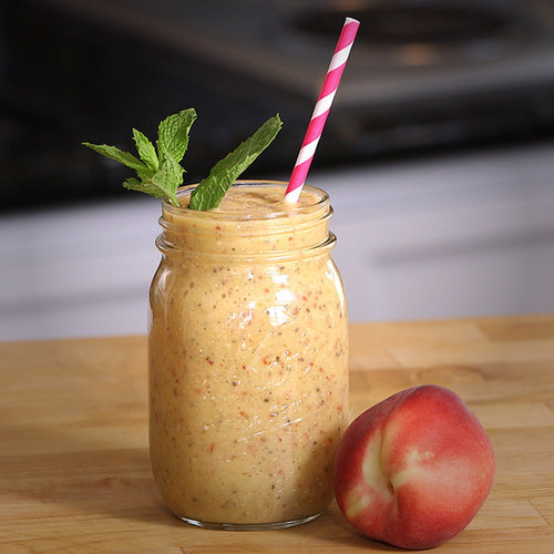 Vegan Peaches and Cream Smoothie Vegan Peaches and Cream Smoothie