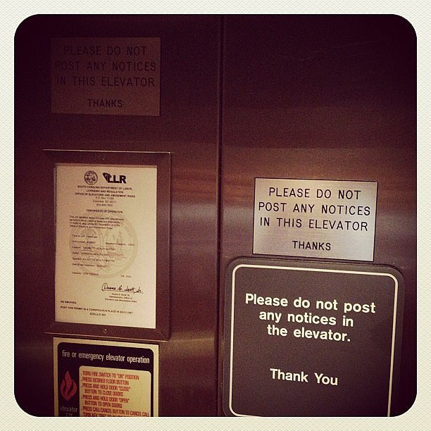 Please Do Not Post Notices. Rinse and Repeat. Please Do Not Post Notices. Rinse and Repeat.