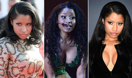 We Can't Get Over Nicki Minaj's Magically Changing Mane at the VMAs We Can't Get Over Nicki Minaj's Magically Changing Mane at the VMAs