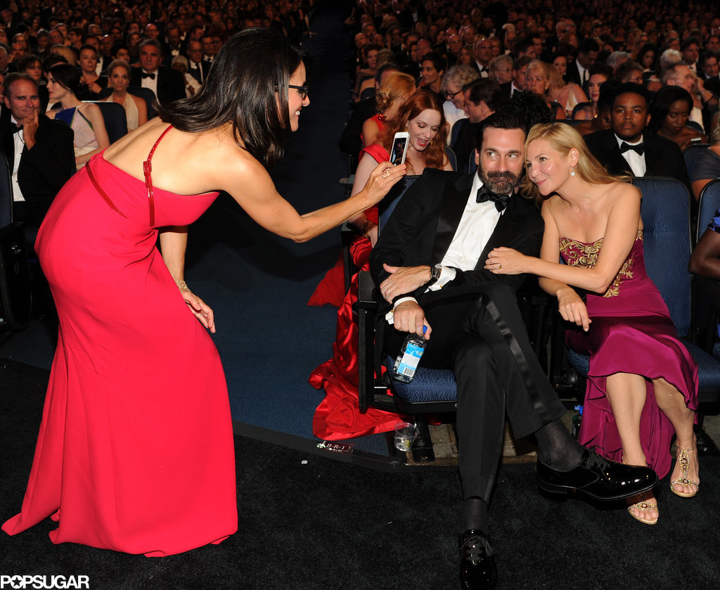 Julia Louis-Dreyfus played photographer for Jon Hamm and Jennifer Westfeldt.
Julia Louis-Dreyfus played photographer for Jon Hamm and Jennifer Westfeldt.