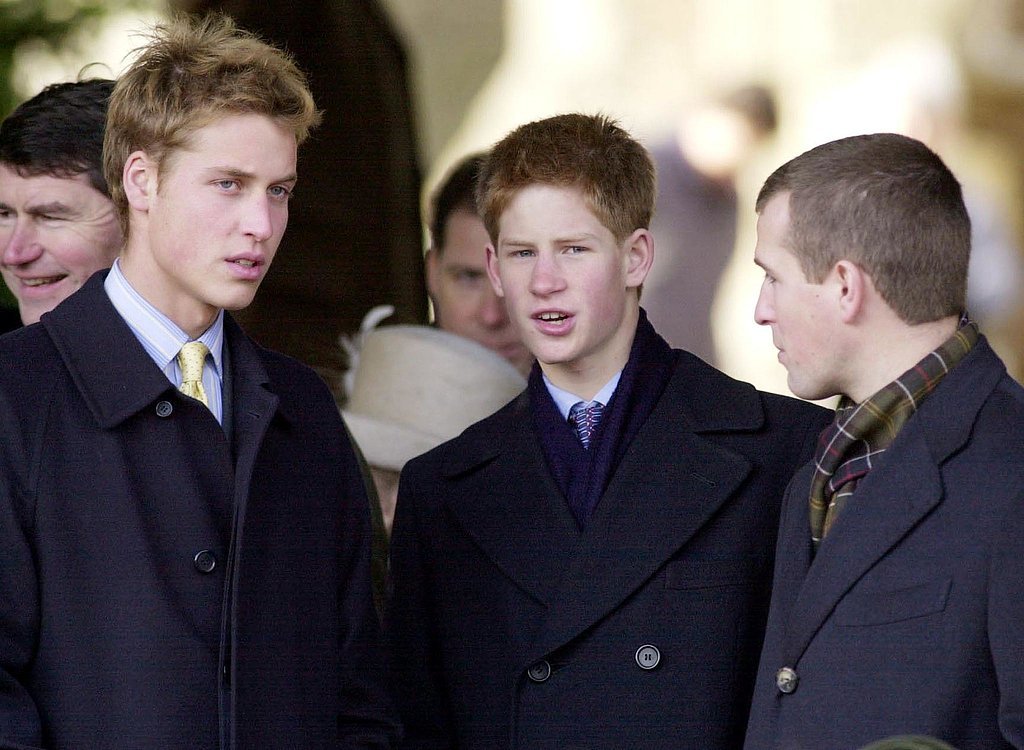 Harry, William, and their cousin, Peter Phillips, attended Christmas mass together in Sandringham in 2000.
Harry, William, and their cousin, Peter Phillips, attended Christmas mass together in Sandringham in 2000.