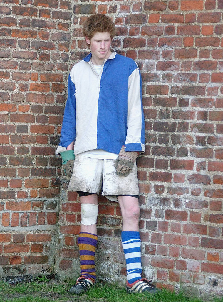 The young prince took part in a "Wall game" while attending Eton in 2003.
The young prince took part in a "Wall game" while attending Eton in 2003.