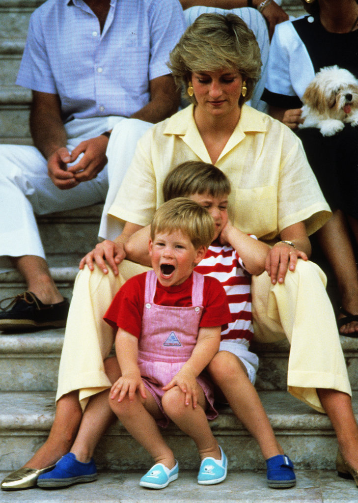 Harry's screaming got on William's nerves when the family took a trip to Spain in 1987.
Harry's screaming got on William's nerves when the family took a trip to Spain in 1987.