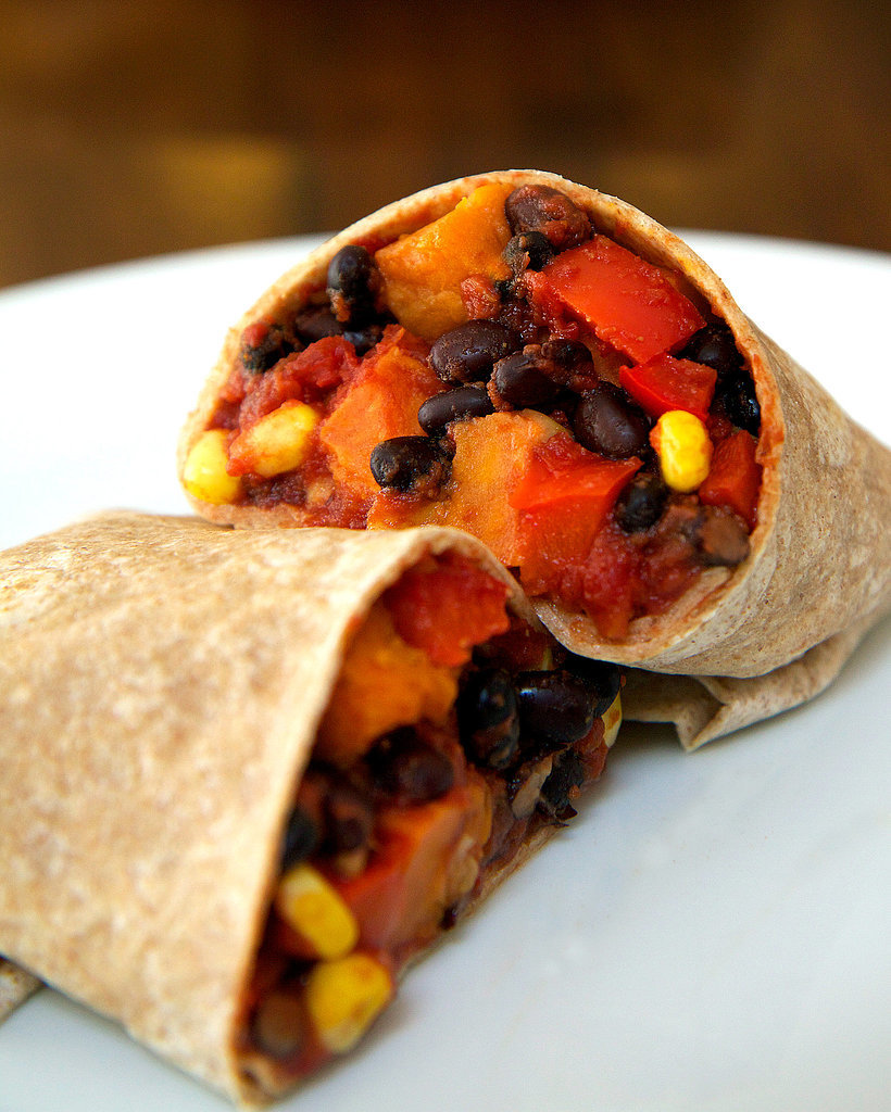 Roasted Sweet Potato and Black Bean Burrito Roasted Sweet Potato and Black Bean Burrito