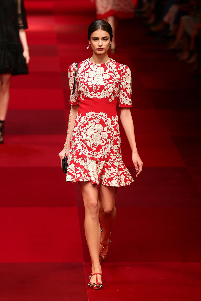 Dolce And Gabbana Spring 2015 Milan Fashion Week Show Popsugar