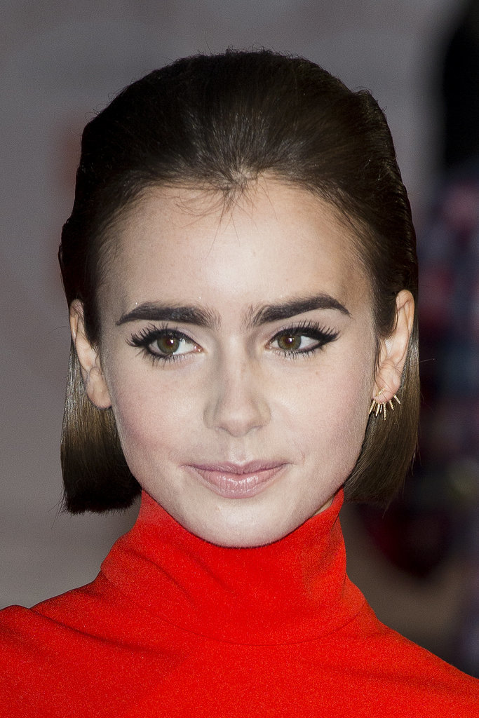 Audrey Hepburn Lily Collins Beauty Look For Halloween | POPSUGAR Beauty