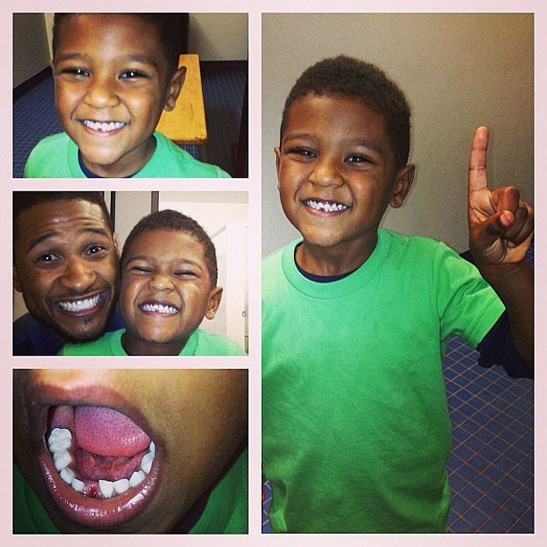 The singer shared this adorable collage when his son, Cinco, lost his first tooth in March 2013.
The singer shared this adorable collage when his son, Cinco, lost his first tooth in March 2013.