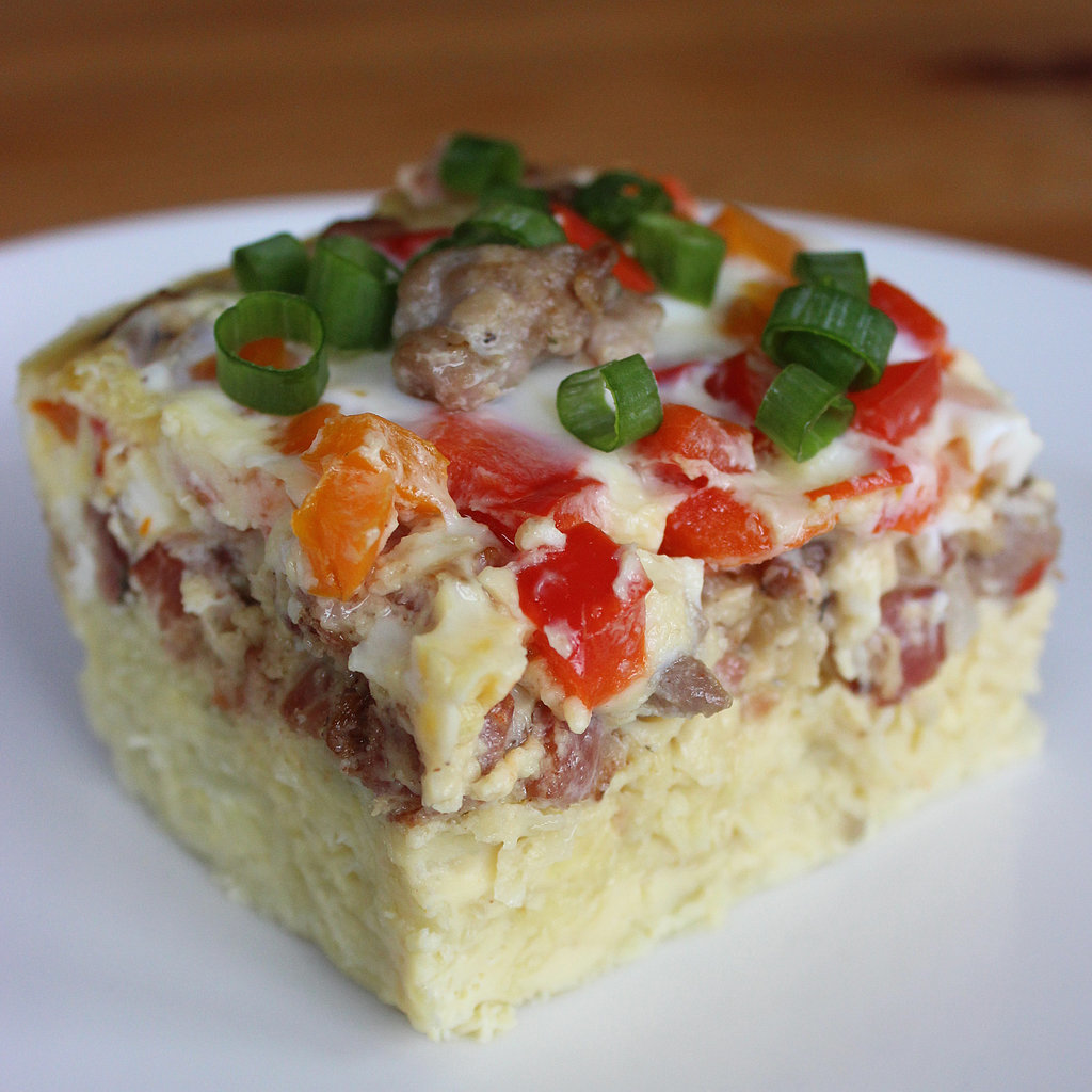 Healthy Overnight Breakfast Casserole Popsugar Fitness