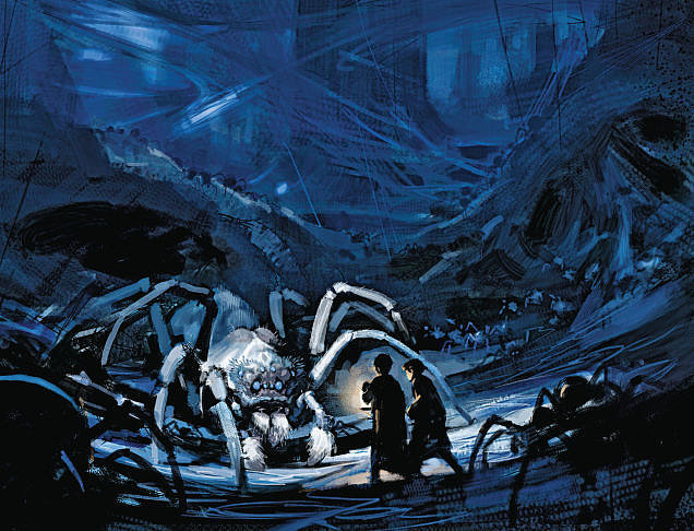 Aragog | Harry Potter's Original Concept Art Might Give You Nightmares ...