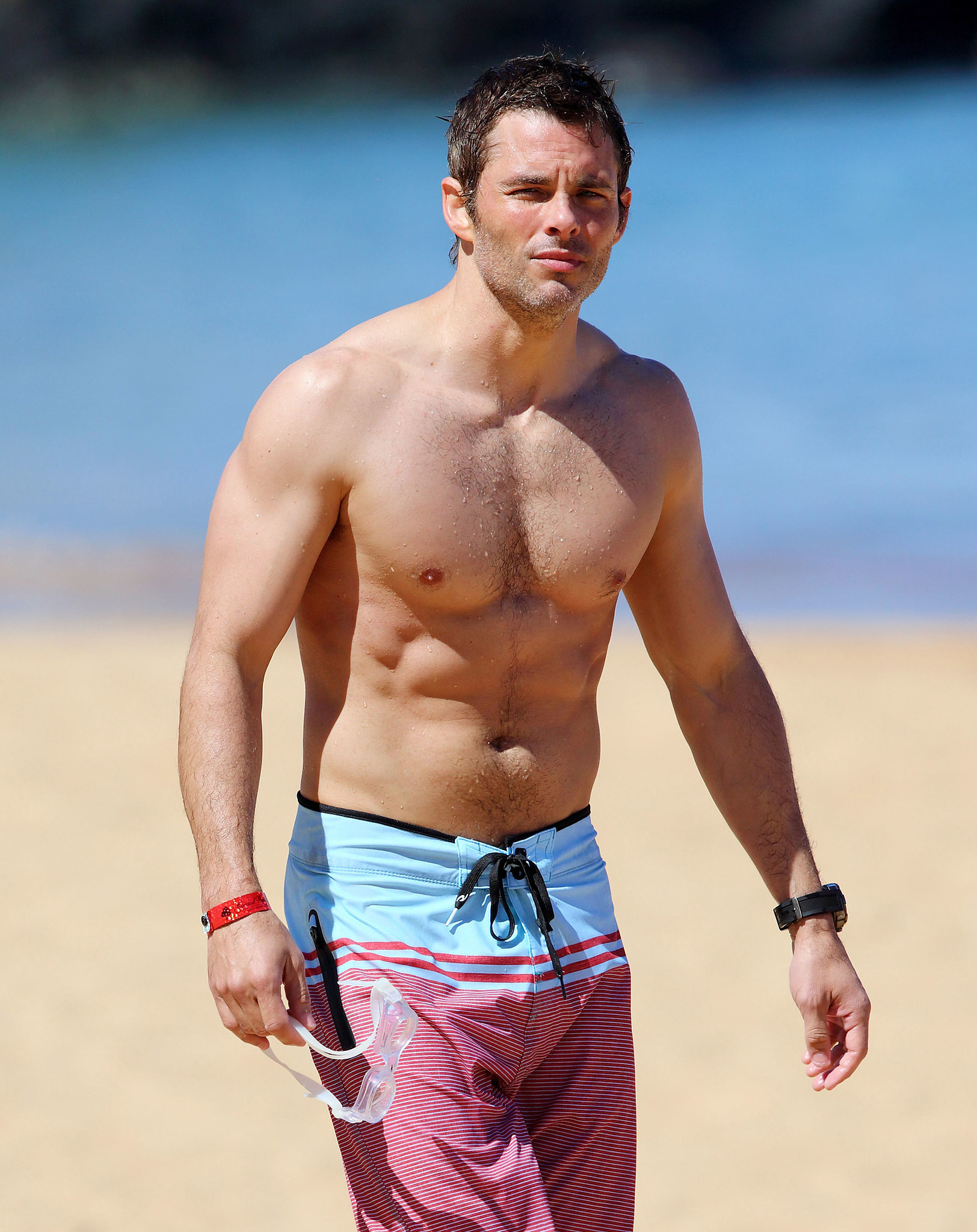 James Marsden's Hawaiian Getaway The 21 Sexiest Shirtless Moments