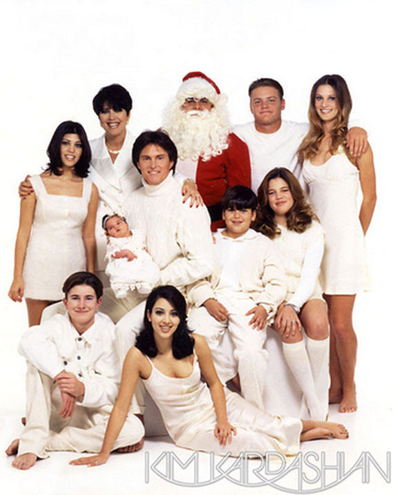 Kardashian Family Christmas Cards | Pictures | POPSUGAR Celebrity