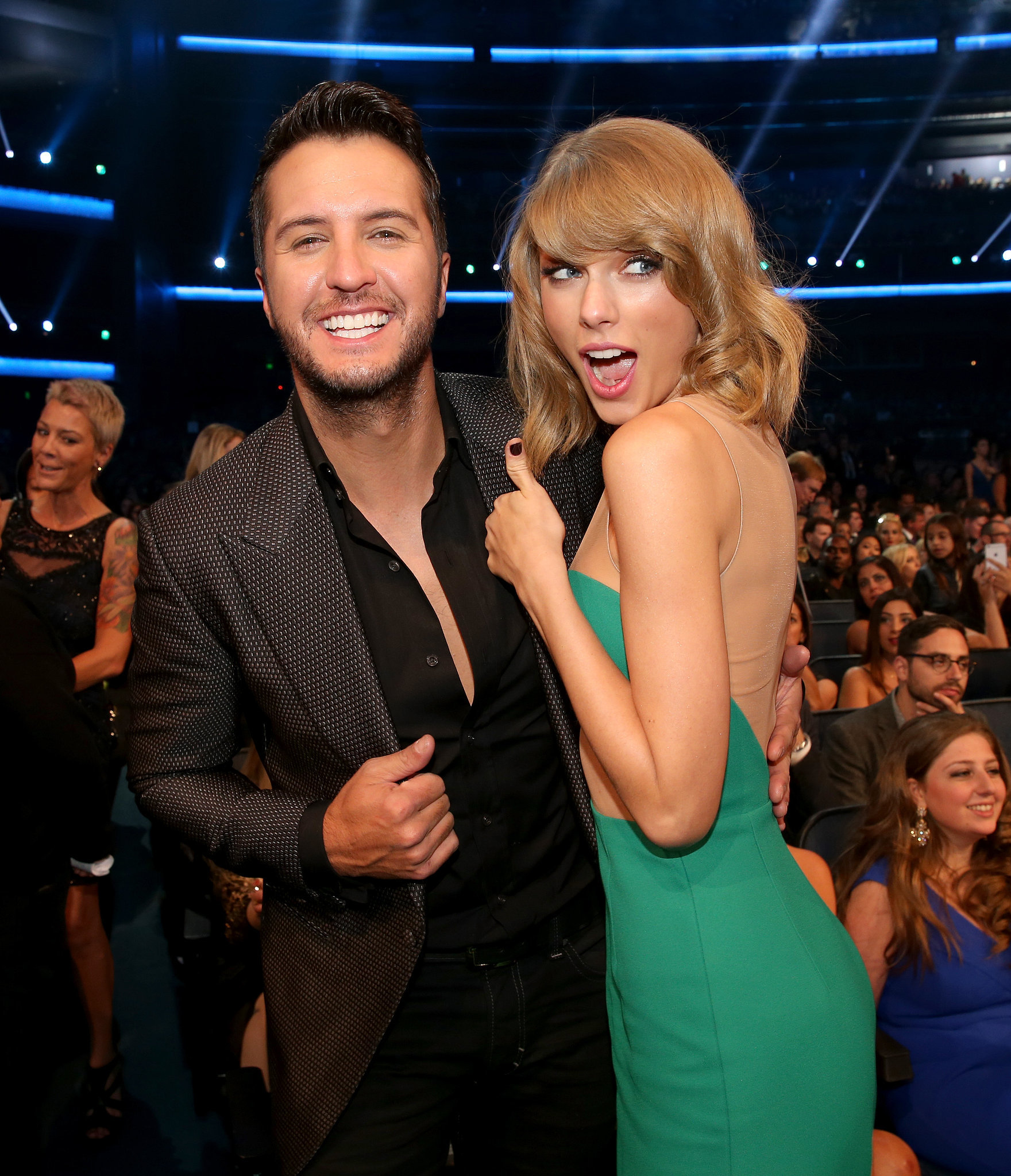 Luke Bryan and Taylor Swift The Best AMAs Moments You Didn't See on