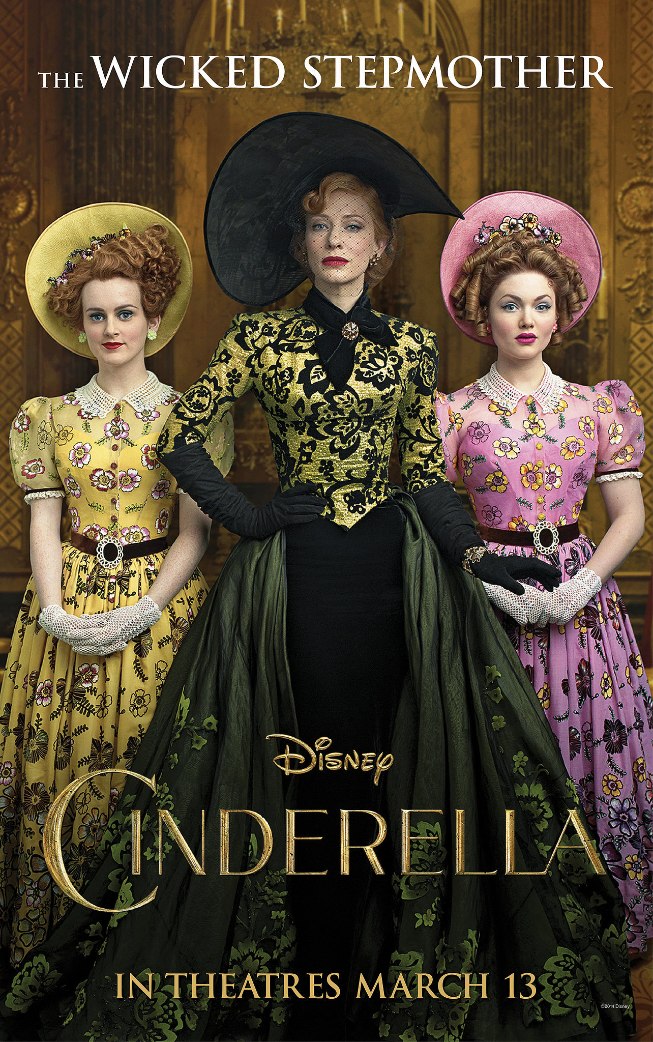 Cinderella Movie Poster Of Cate Blanchett As Stepmother