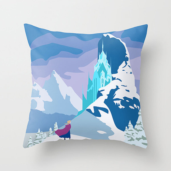 frozen throw pillow