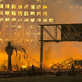 Shocking Video Shows Massive Fire