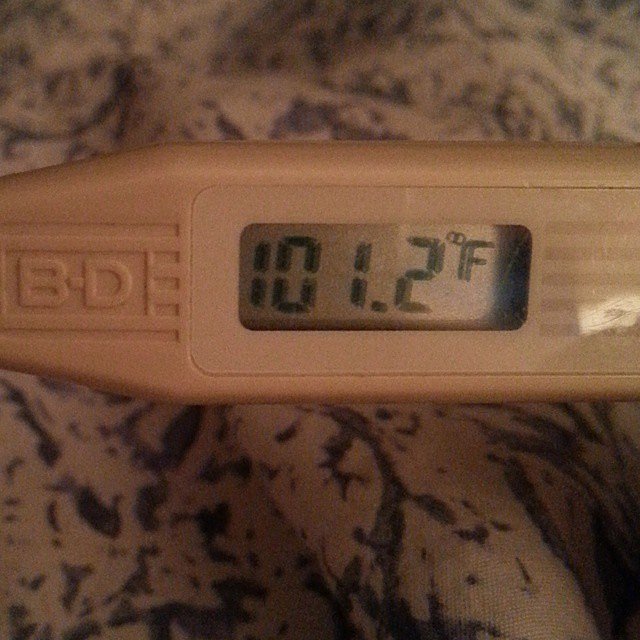 Traveling spouses and sick tots go hand in hand.