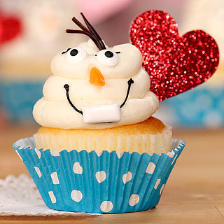 Frozen Olaf Valentine's Day Cupcakes