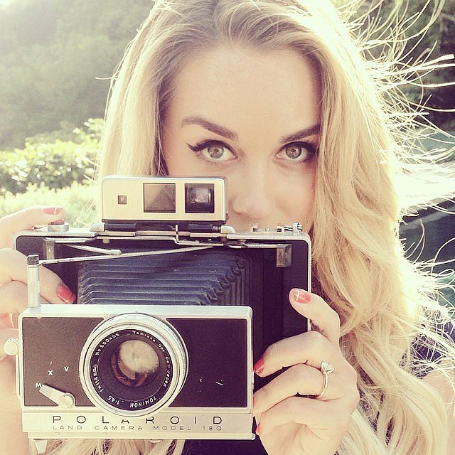 LC grabbed the camera during a photo shoot.
LC grabbed the camera during a photo shoot.