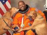 Astronaut Includes His Dogs in Official NASA Portrait Astronaut Includes His Dogs in Official NASA Portrait