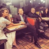 Kim Kardashian Isn't Too Fancy For a Double Date at Waffle House