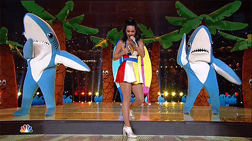 super bowl left shark gif