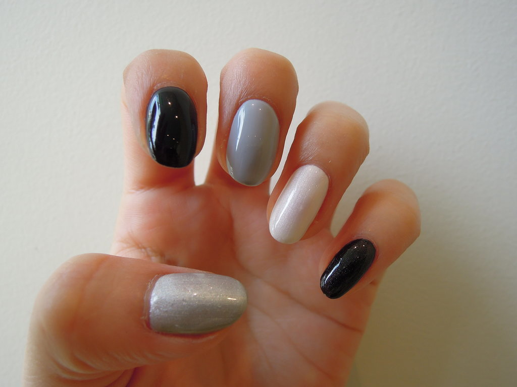 fifty shades of grey nail art