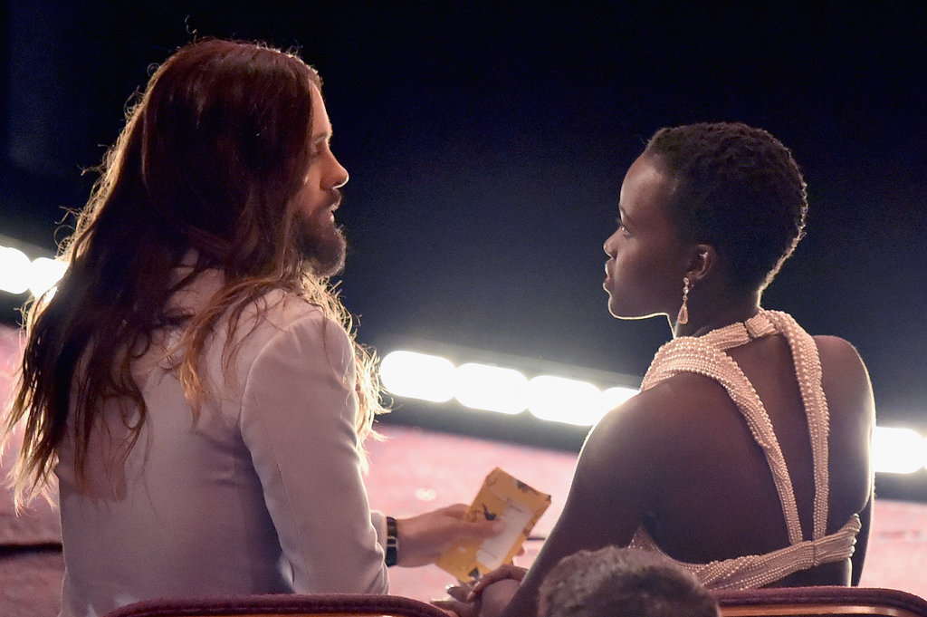 Jared Leto Was Deep in Conversation With Lupita Nyong'o