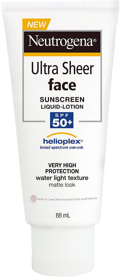 neutrogena ultra sheer face sunscreen