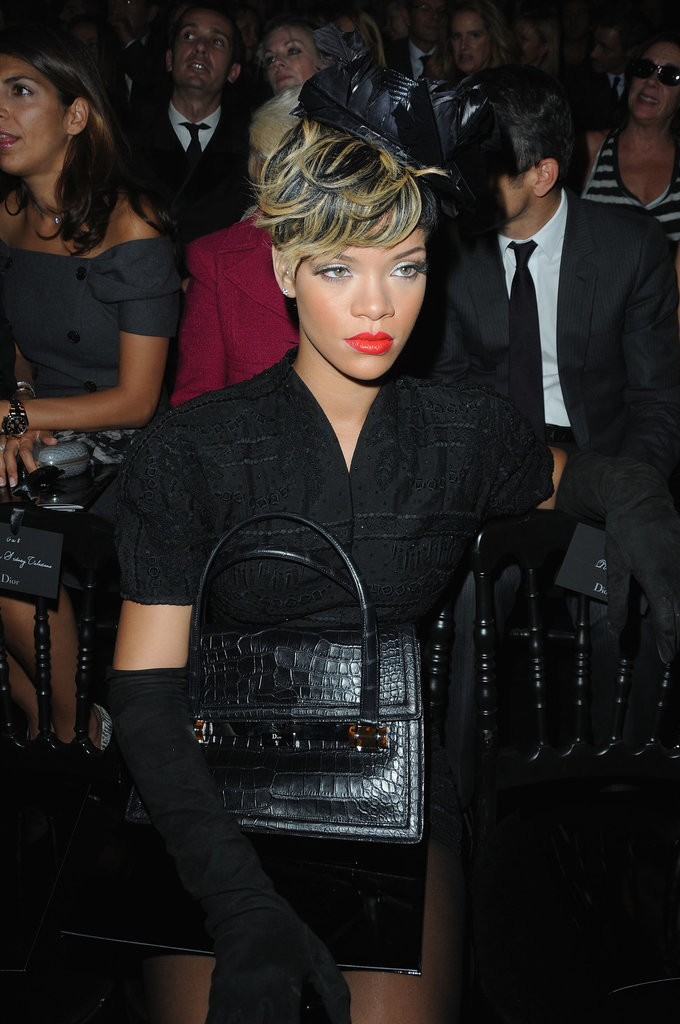 Rihanna at the Christian Dior Spring 2010 Show